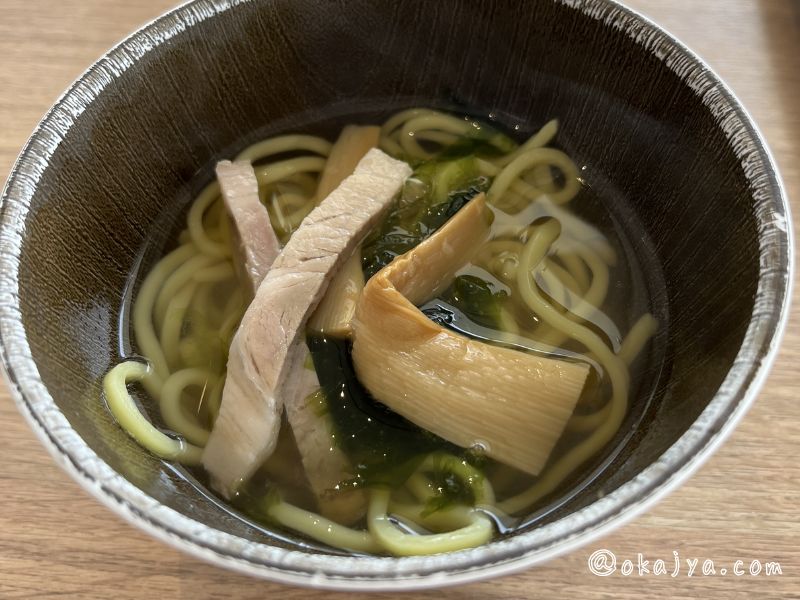 熱海後楽園ホテルの朝食バイキングの塩ラーメン