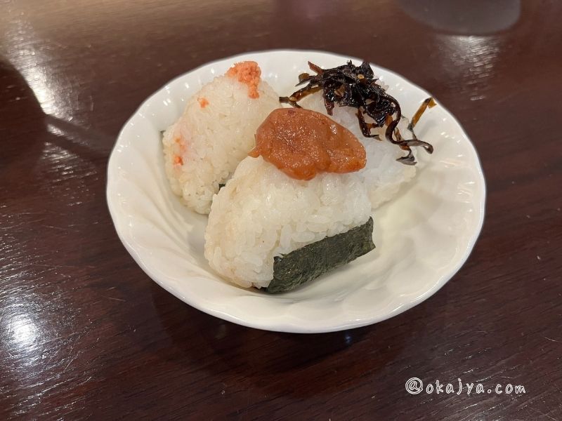 鬼怒川温泉ホテル朝食のおにぎり