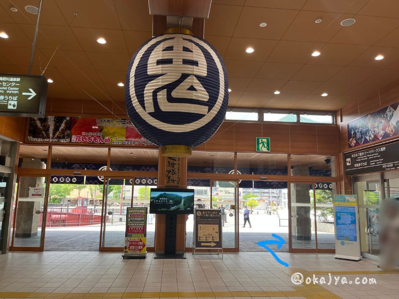 鬼怒川温泉駅構内